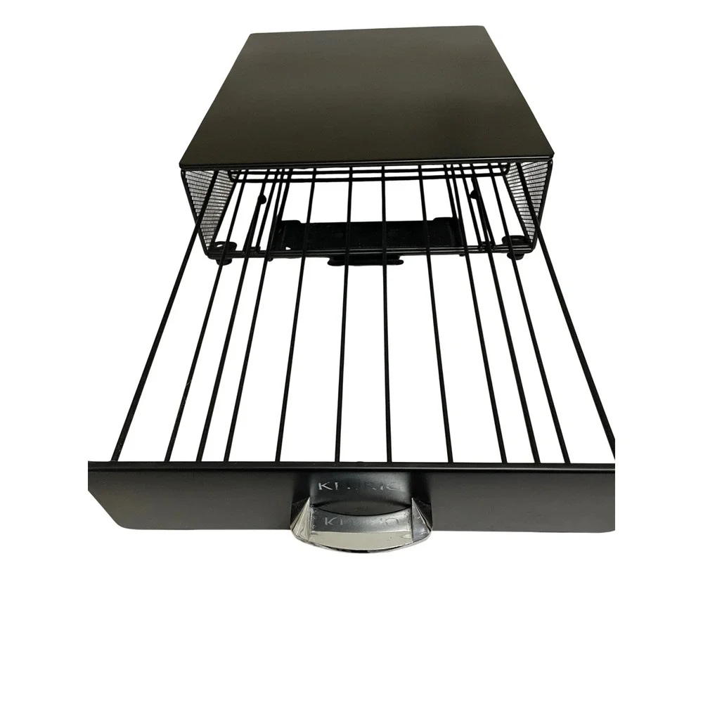 Keurig K-Cup Coffee Pod Storage Drawer Black Metal Under Brewer Organizer